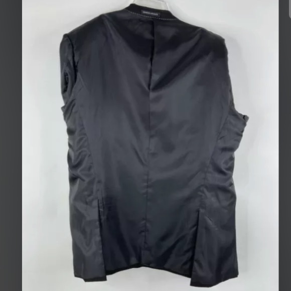 Giorgio Armani Le Collezioni Wool Jacket Black Italian size 54 - Picture 8 of 12